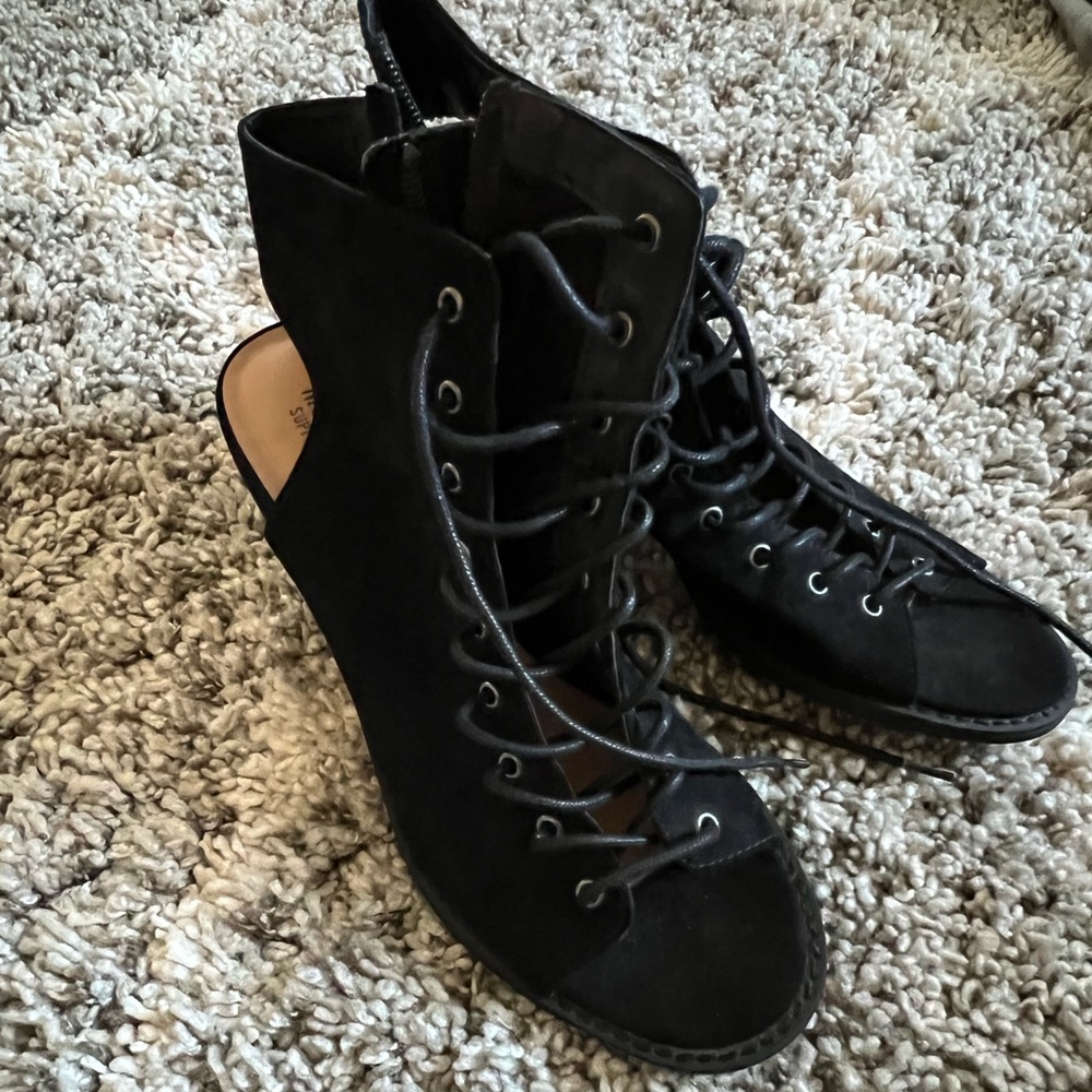 Lace up heels